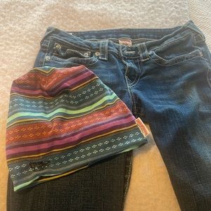 True Religion- Jeans & hat